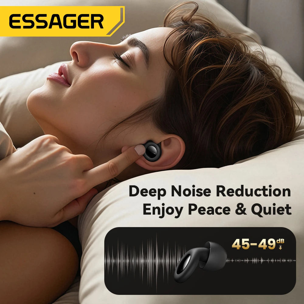 Soft Silicone Sleep Earplugs Noise Reducing Comfort Ear Plugs