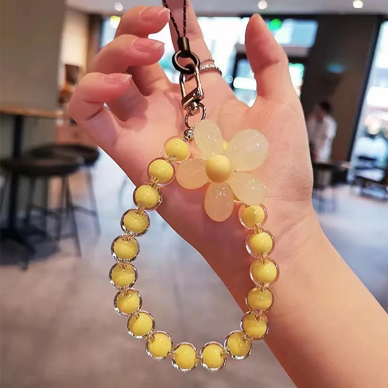 Jeffs Favorite Picks Macaron Bead Phone Wrist Lanyard