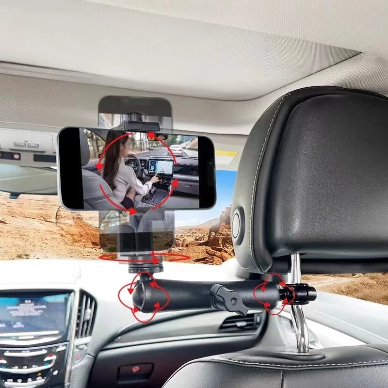 ERIKOLE Car Phone Mount for Video Recording – POV Filming Seat Holder Stand