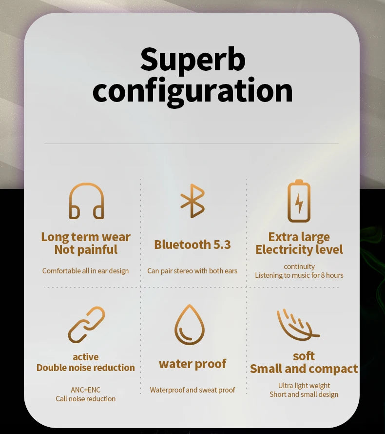 Top Rated Waterproof Earphones with HiFi Bass - Buy INMAS E3B Bluetooth Earphones