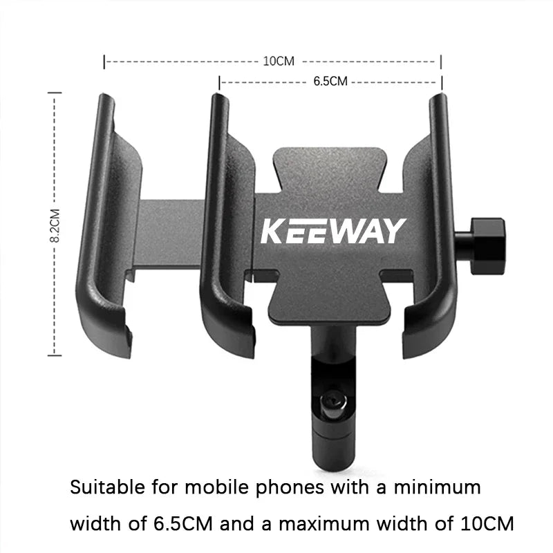 Keeway RKF 125 Motorcycle Phone Mount - CNC Aluminum Holder