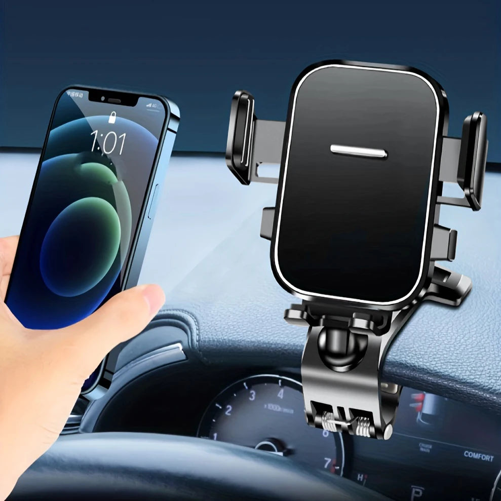 Car Dashboard Phone Holder – Universal GPS Navigation Anti-Slip Center Console Mount