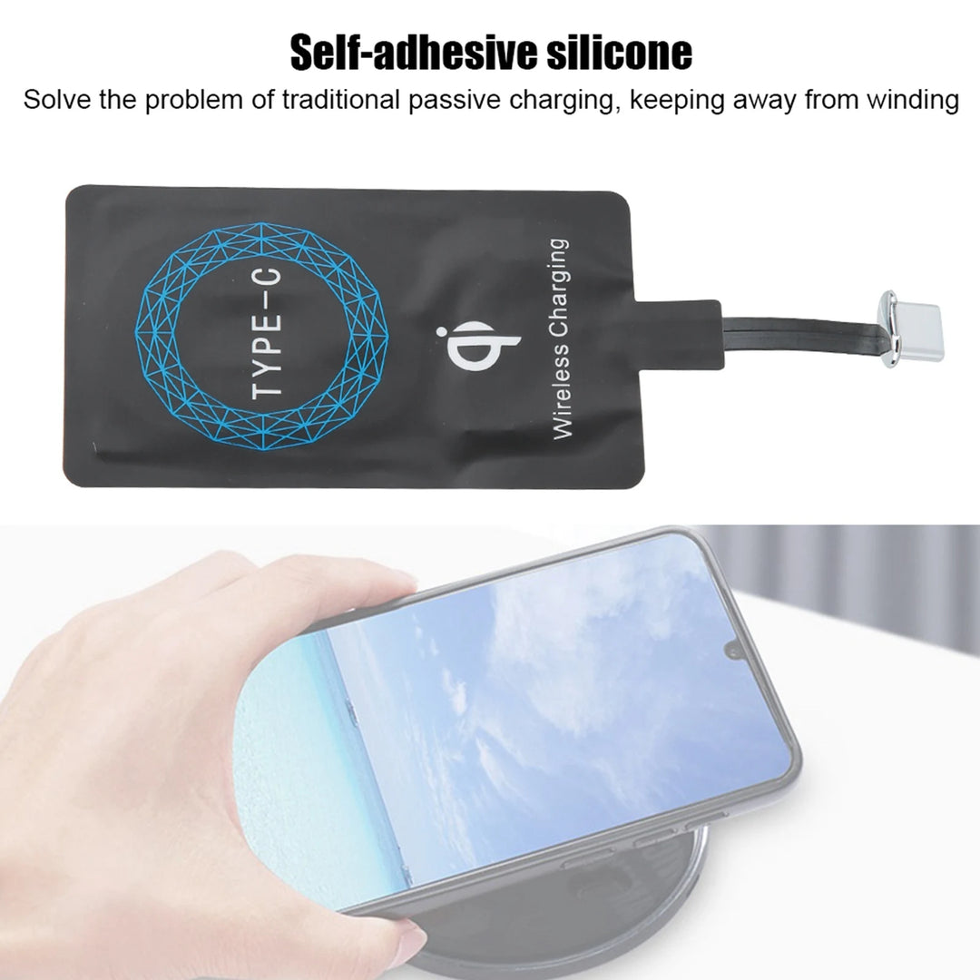 VBESTLIFE Type-C Wireless Charging Receiver – 2PCS Adapter Kit