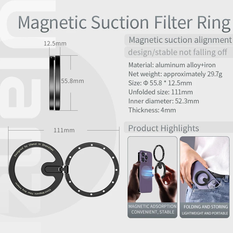 Ulanzi MagSafe Lens Adapter for iPhone & Android