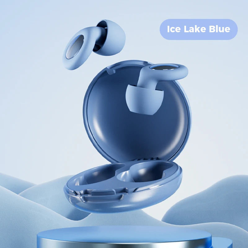 Reusable Silicone Earplugs High-Density Noise Blocking Sleep