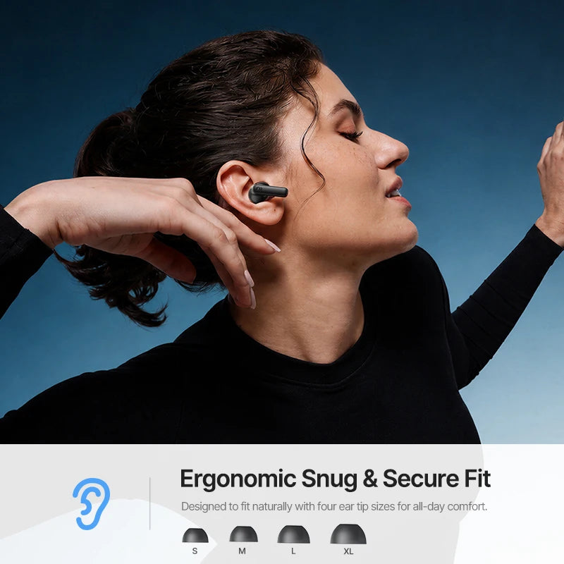 Baseus Bass EP10 Ultra BT 6.0 Earbuds | -55dB ANC | 65H | LDAC Hi-Res | 6-Mic AI Calls