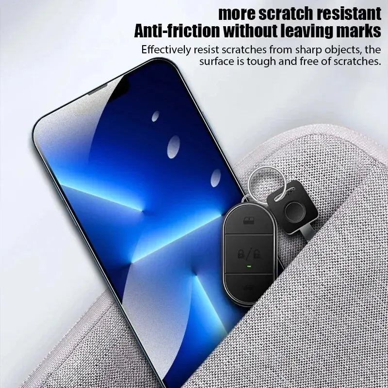 SFHOMIE Matte Tempered Glass iPhone Screen Protector | Frosted Anti-Fingerprint Film iPhone 15–11