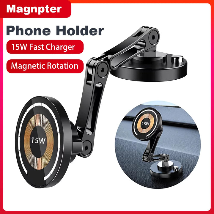 Buy Premium 15W Wireless Car Phone Holder 2026 – Best Magnpter 15W Wireless Car Phone Holder | Free Shipping