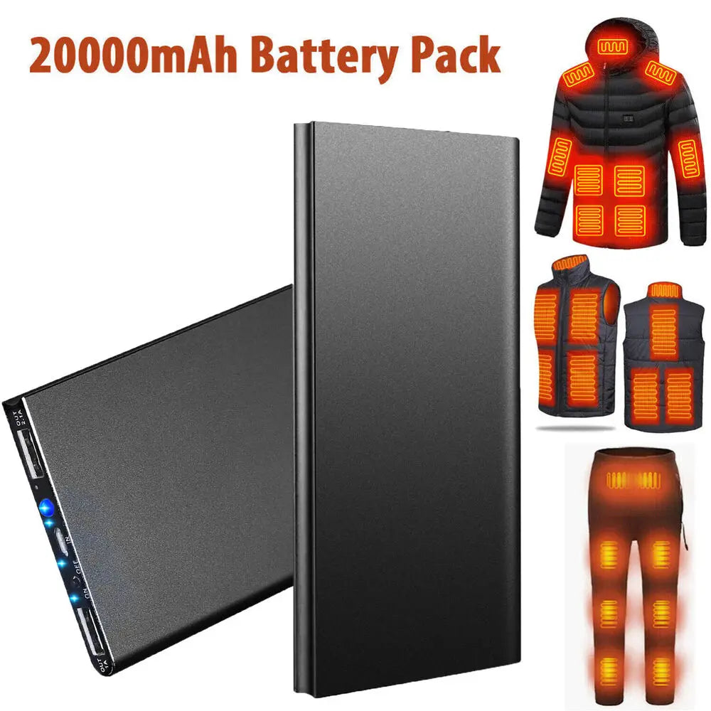 20000mAh Slim Power Bank Dual USB Charger - Reliable Power Anywhere — 20000mAh power bank