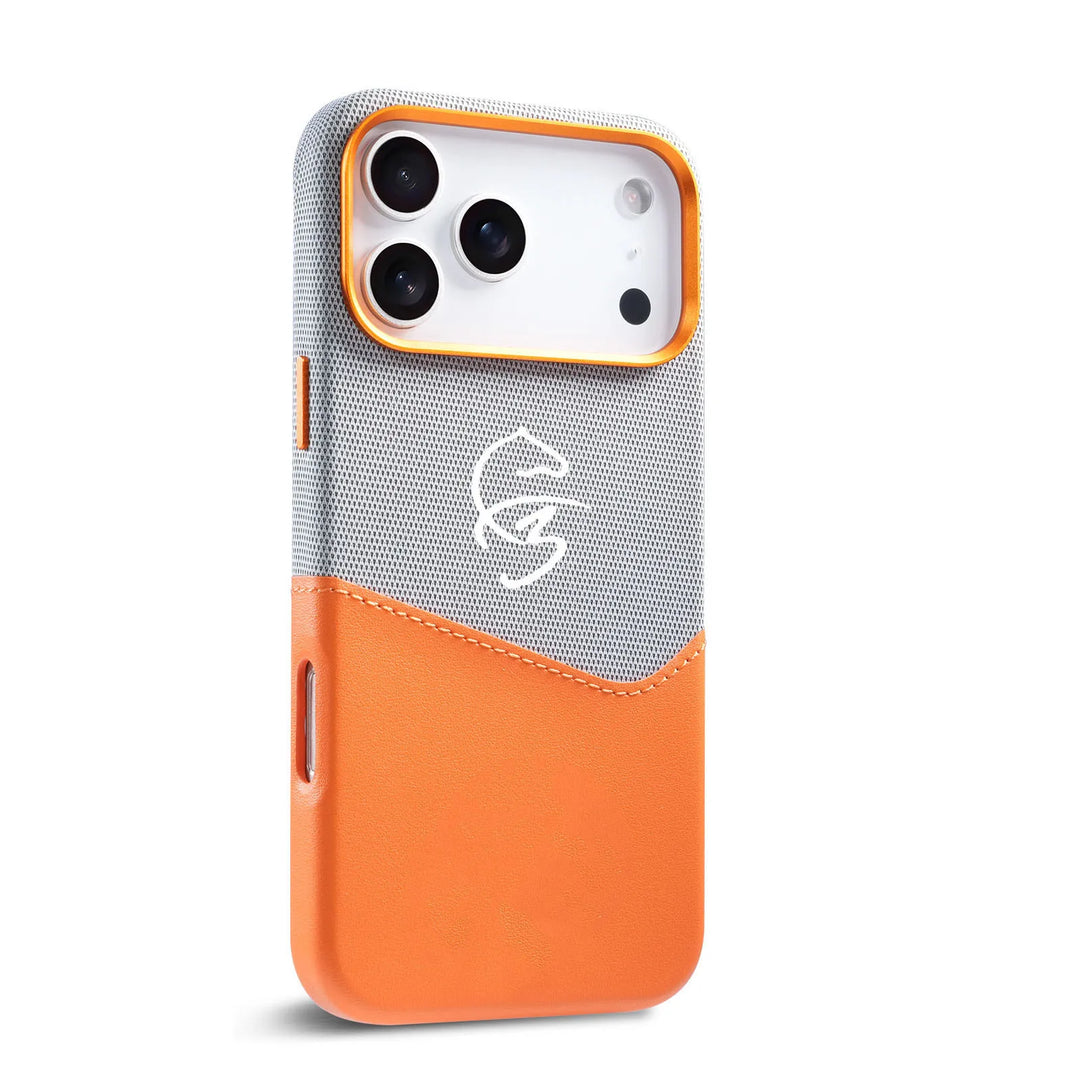 Custom MagSafe Leather iPhone Case with Name