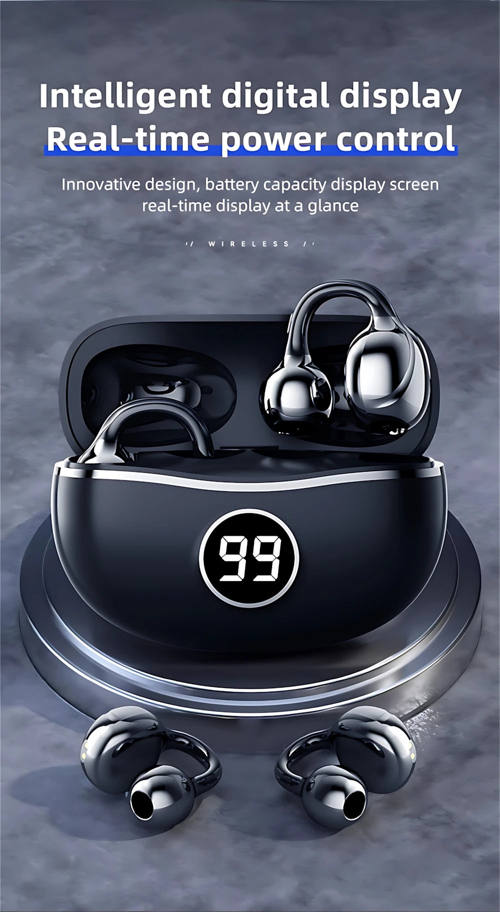 Waterproof Wireless Earbuds For Sports - 2025 Air Bone Conduction — waterproof phone accessories
