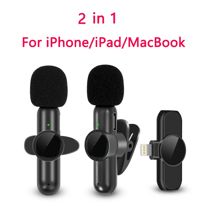 EARDOTS K61 Wireless Lavalier Mic | 9ms Ultra-Low Latency 10H Battery for iPhone Android Gaming