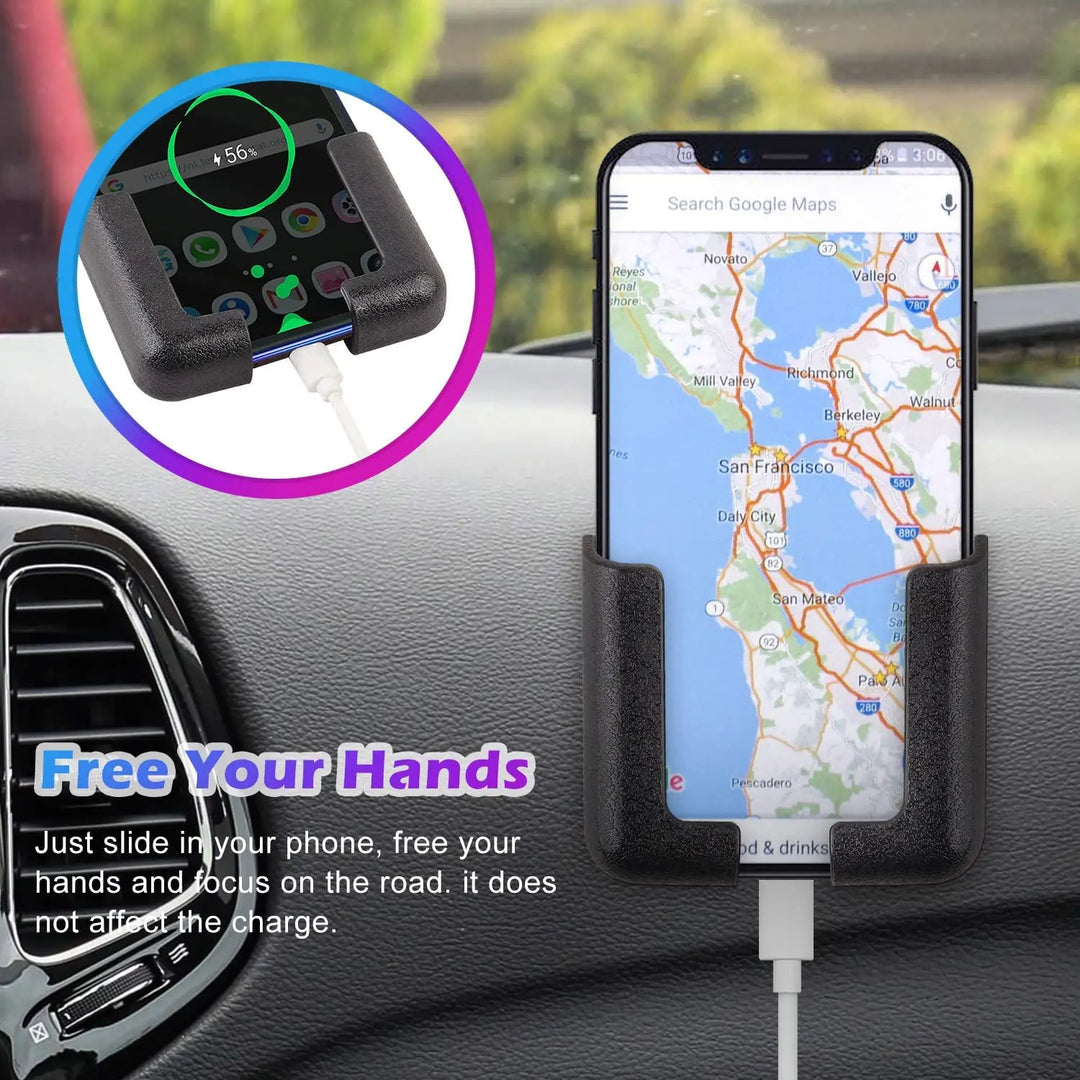 Adhesive Car Phone Holder for Safe and Convenient Mounting