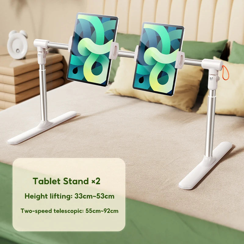 CT13 Aluminum Bed Tablet Phone Holder – Lazy Bracket Telescopic Folding Stand