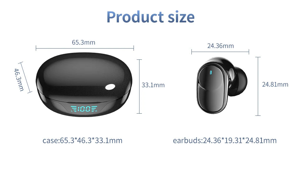 Buy Long Lasting Waterproof Bluetooth 5.3 Earbuds | 60H Battery