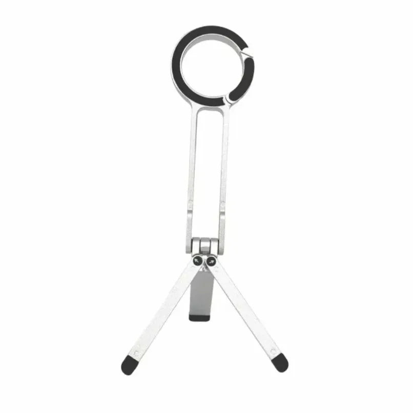 VIKEFON Magnetic Carabiner Phone Tripod – Foldable Selfie Stick Stand