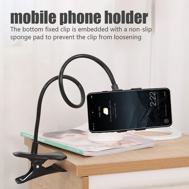 YTYIN Flexible Lazy Phone Holder | Adjustable Clip Bed Desktop Headrest Mount | Universal Stand