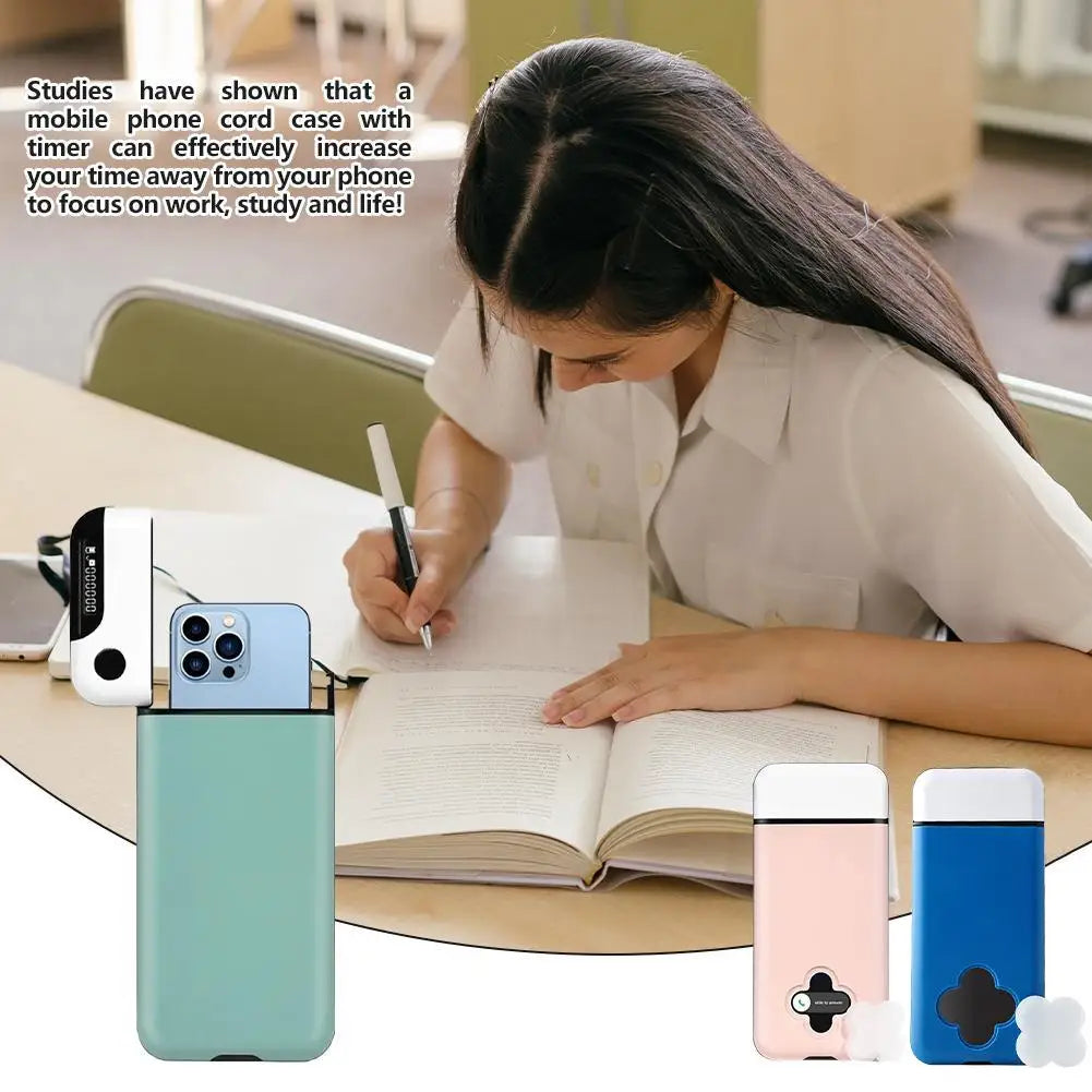 Timed Phone Lock Box Self-Discipline Focus Storage Case