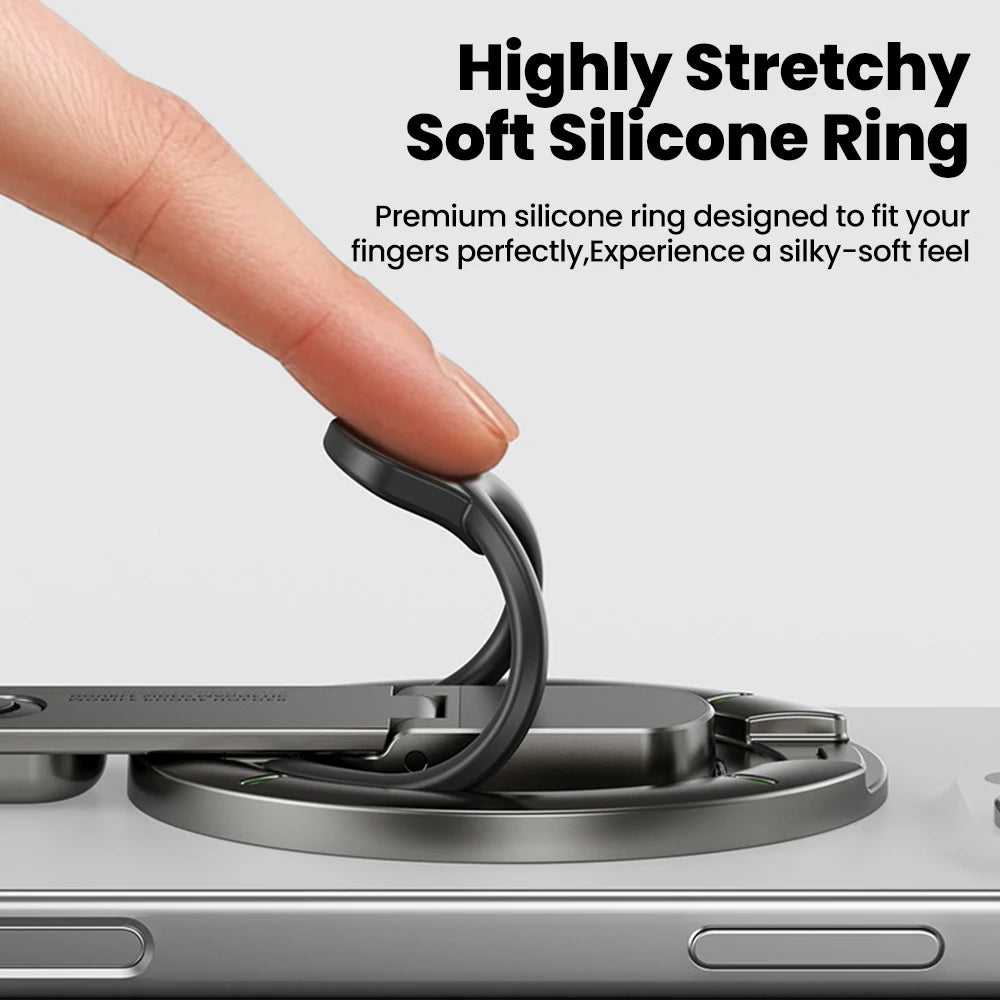MagSafe Magnetic Phone Stand – Rotating Desk Holder for iPhone 17/16