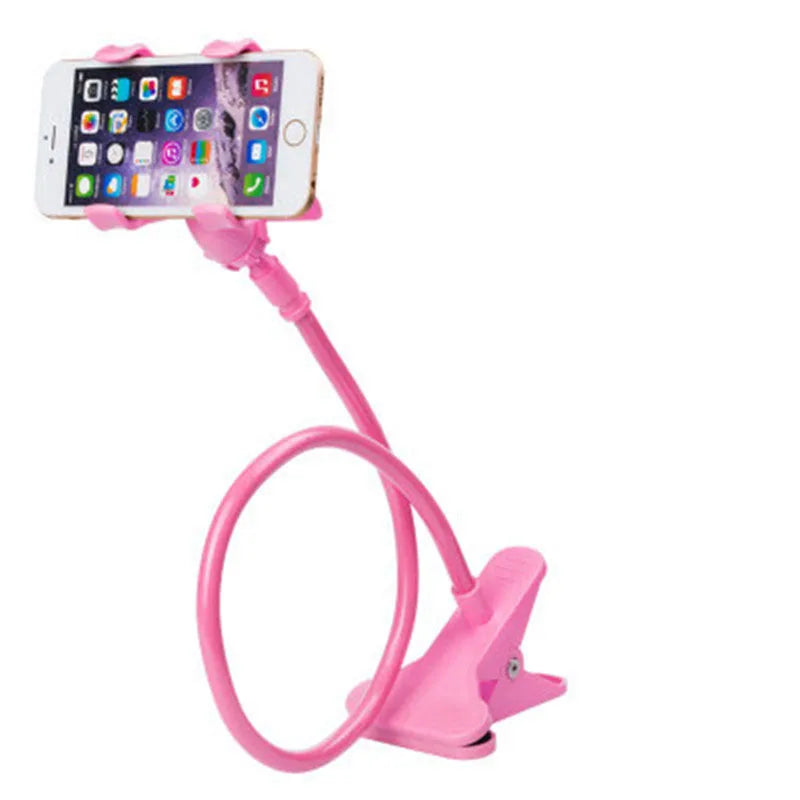Flexible Phone Holder - Adjustable 28" Gooseneck Phone Mount for Bed and Desk