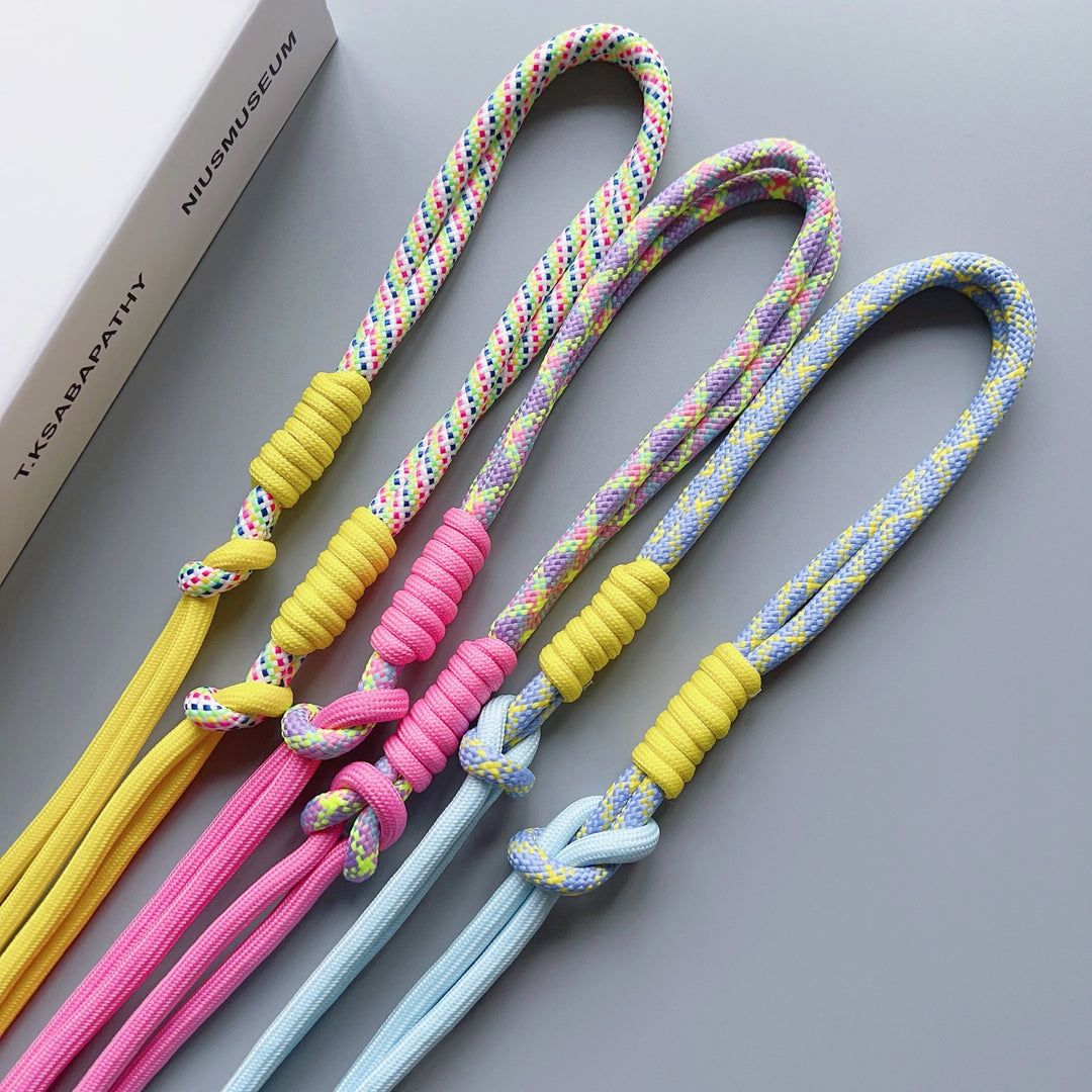Page Title Crossbody Phone Lanyard – Adjustable Shoulder Strap with Patch