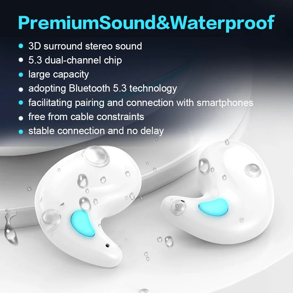Shunmaii X55 Wireless Bluetooth Earbuds | Sleep-Enhancing Sound