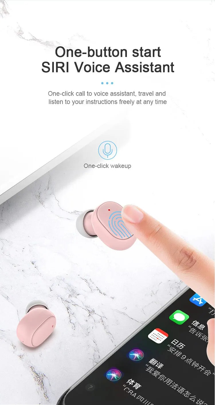 Mosizave A6S TWS Bluetooth 5.0 Earphones - Everyday Wireless Earbuds