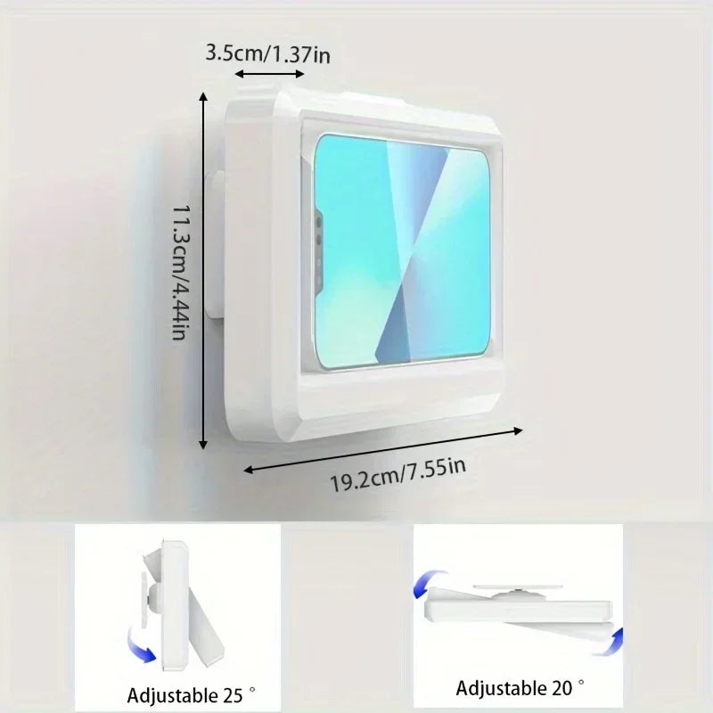 VIKEFON Waterproof Shower Phone Holder – 360° Rotating Case