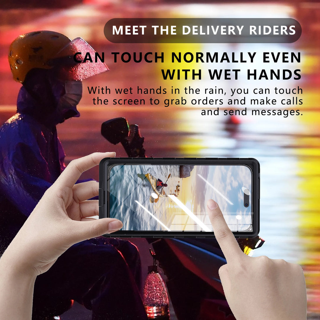 Shellbox Waterproof Phone Case IP68 Touch Screen Universal 6.9"