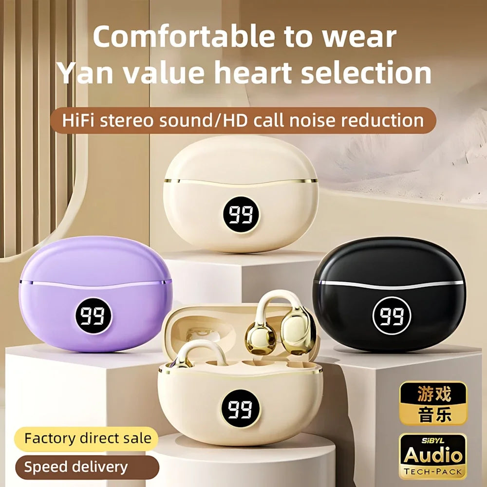 Waterproof Wireless Earbuds For Sports - 2025 Air Bone Conduction — waterproof phone accessories