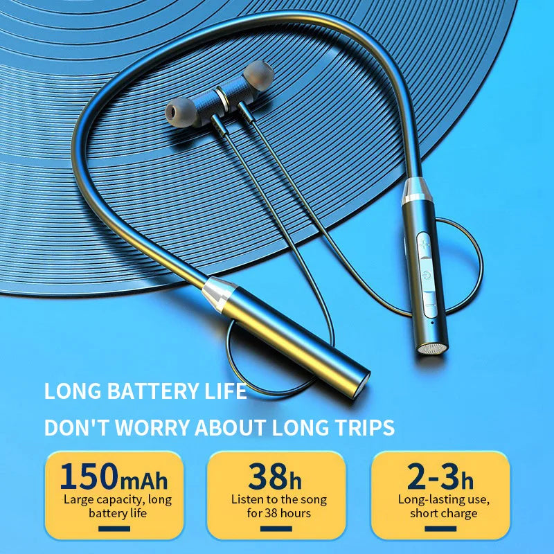 Best Wireless Bluetooth Neckband Earphones with Mic