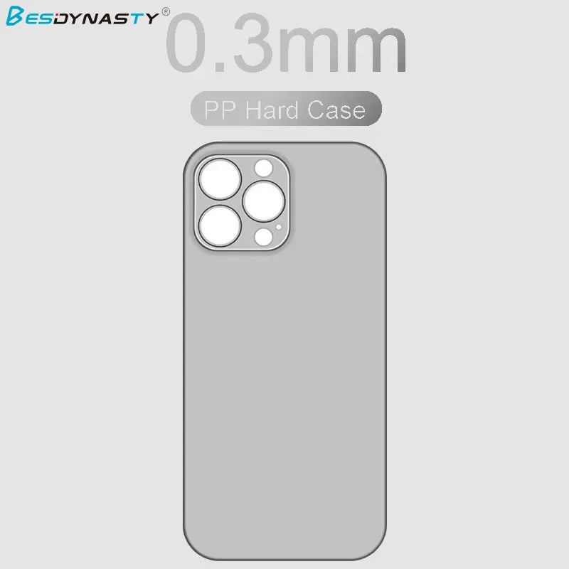 Beynstasy 0.3mm Ultra Thin iPhone Case for iPhone 17, 16, 15, 14