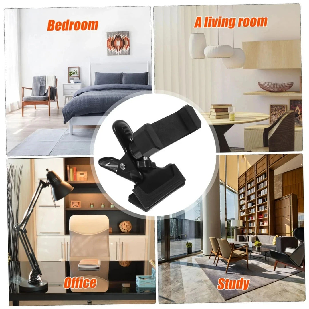 Miwayer Guitar Headstock Phone Holder – 360° Live Stream Bracket Tripod Clip