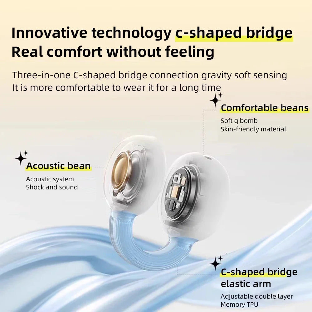 Waterproof Wireless Earbuds For Sports - 2025 Air Bone Conduction — waterproof phone accessories