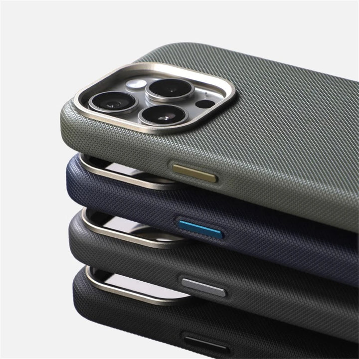 Buy Luxury MagSafe Leather Case 2026 – Alloy Lens Frame | Free Shipping & Fast Delivery