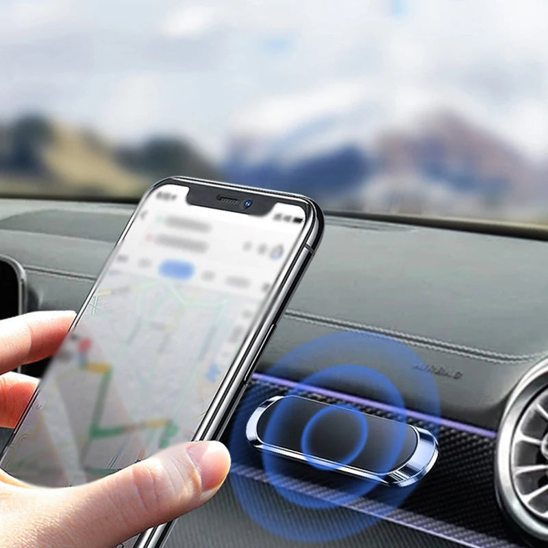 Strong Magnetic Car Phone Holder for Car - iPhone & Samsung Compatible - No Adhesive — magnetic phone case