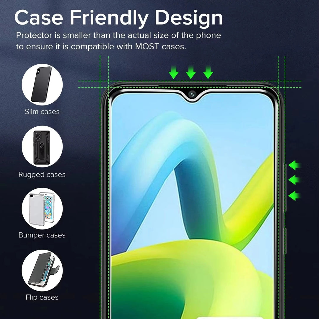 1-3 Pack Tempered Glass Xiaomi Redmi 15C 14C 13C Note 15 14 13 12 11 10 9 Pro 5G HD Anti-Scratch Film