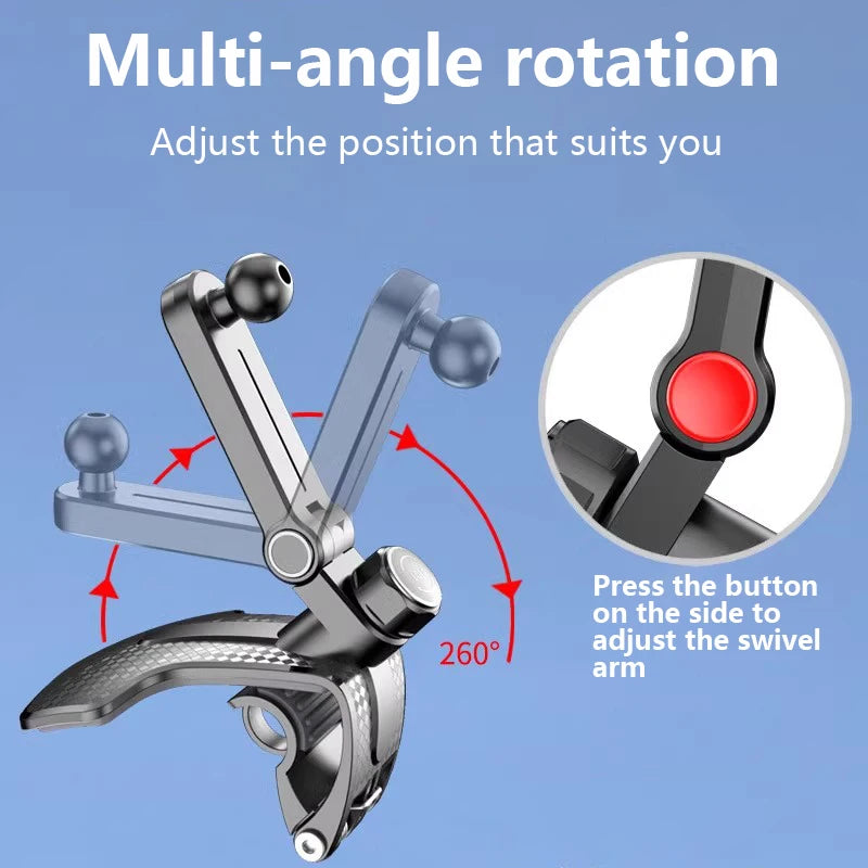 LCARS Multi-Angle Dashboard Phone Holder – Adjustable Car Mount
