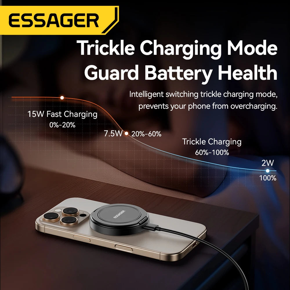 MagSafe Charging Stand, 15W Magnetic Wireless Charger