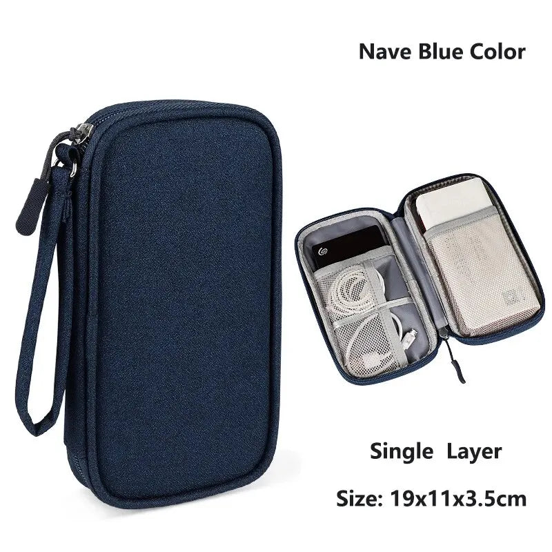 Cable Organizer Bag, Waterproof Travel Electronics Case