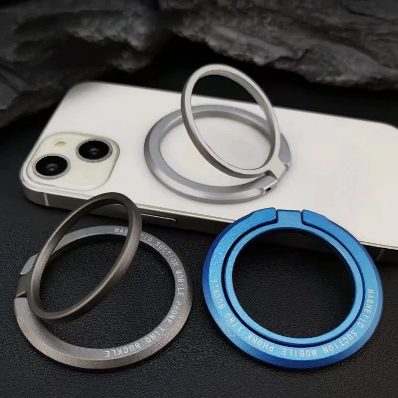 Magsafe Magnetic Phone Ring Holder for Secure iPhone Use