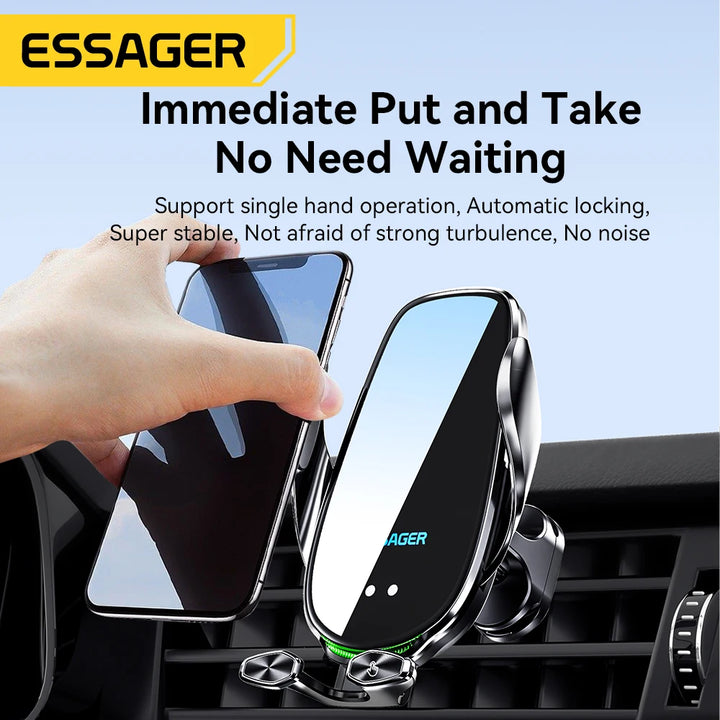 Buy Best 15W Wireless Car Charger Mount 2026 – Air Vent Holder – Best Wireless Car Charger Phone Holder | Free Shipping