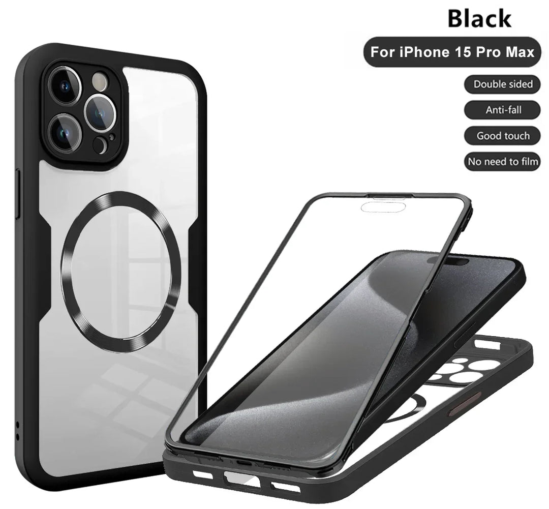 360° Clear MagSafe iPhone 16 Case — 360° MagSafe Clear iPhone Case