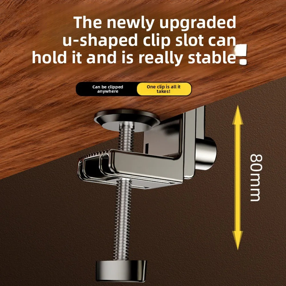 Adjustable Tablet & Phone Stand 360° Rotation Bedside Holder
