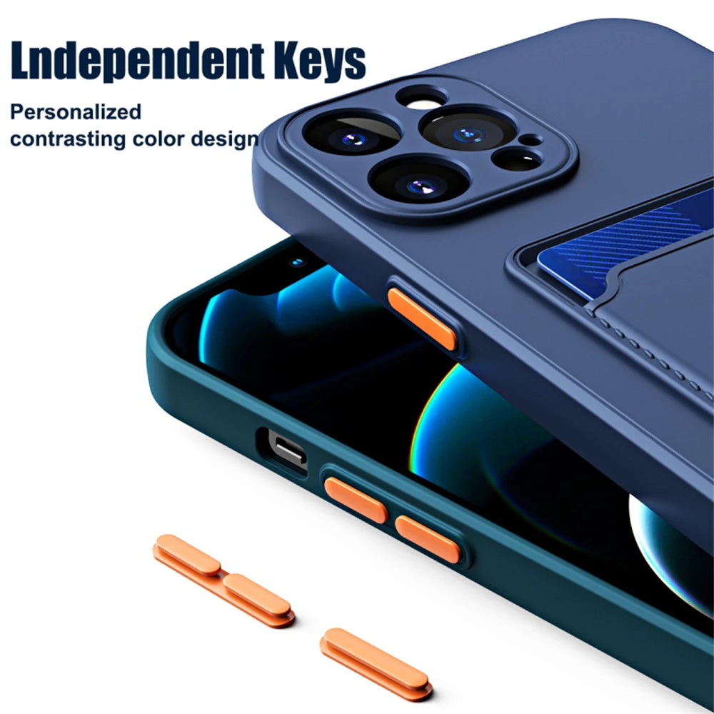 Magsafe iPhone 17 Accessories - Soft Silicone Wallet Case — magsafe accessories