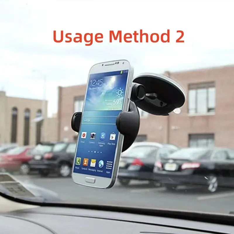 Universal Windshield Suction Cup Phone Holder for Smartphones