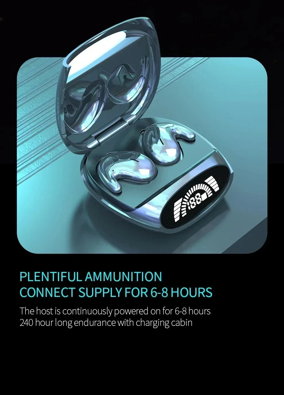 AyeBeau Wireless Earbuds with Active Noise Cancelling | Waterproof