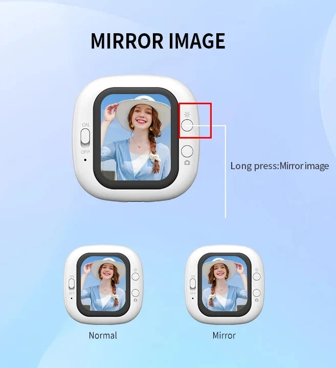 Magnetic Wireless Phone Camera Selfie Mini for Vlog Screen Mirroring — Magnetic Wireless Phone Rear Camera Selfie Mini
