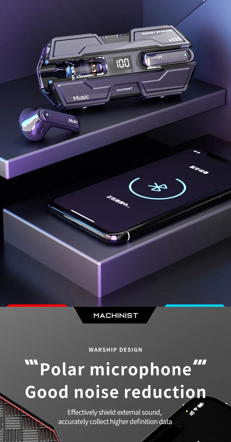 HAOMAI TWS Bluetooth Earbuds