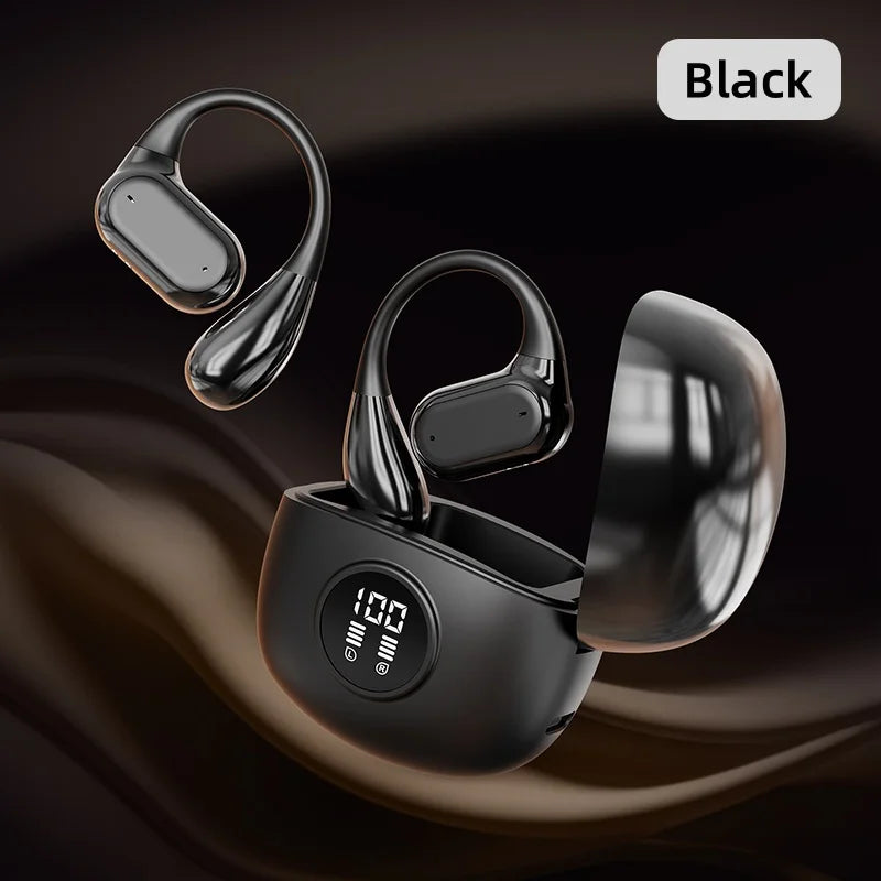 Bluetooth 5.3 Wireless Ear Hook Headphones, Waterproof High Fidelity - JEFF's Favorite Picks